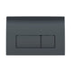 Geberit Delta50 WC Dual Flush Plate - Black - 115.119.DW.1
