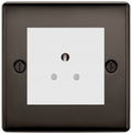 BG Nexus Metal Black Nickel 5A Unswitched Socket NBN29W
