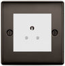 BG Nexus Metal Black Nickel 5A Unswitched Socket NBN29W by British General (BG-NBN29W)
