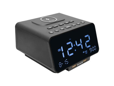 Corby Regent Alarm Clock in Black - UK Plug by Corby of Windsor (Corby-26689)