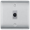 BG Nexus Brushed Steel Flex Outlet Socket NBSFLEX