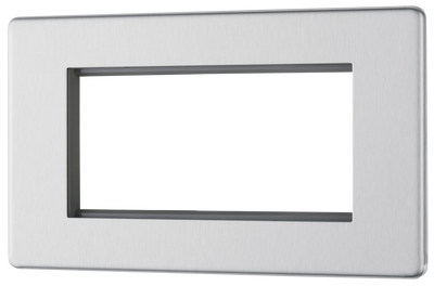FBSEMR4 Front - The Euro module range from British General combines plates and interchangeable modules so you can configure your own bespoke switches and sockets.