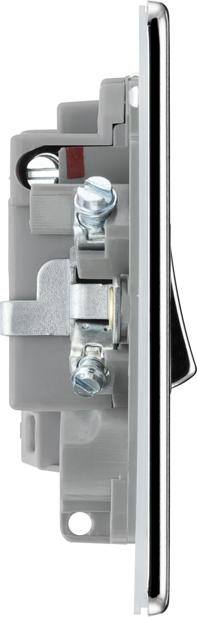 FPC50 Side - This switched and fused 13A connection unit from British General provides an outlet from the mains containing the fuse and is ideal for spur circuits and hardwired appliances.