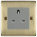 BG Nexus Antique Brass 13A Unswitched Socket NABUSSG