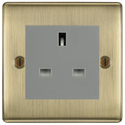 BG Nexus Antique Brass 13A Unswitched Socket NABUSSG by British General (BG-NABUSSG)