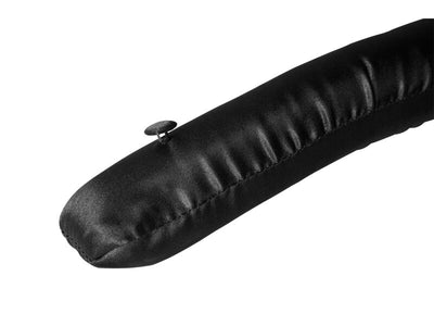 Corby Saltaire Padded Guest Hanger in Satin Black with Hook by Corby of Windsor (Corby-26834)