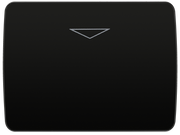 BG EMKYCSB Euro Module 16A Key Card Switch (50 x 50) - Black