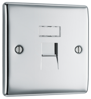 BG NPCRJ451 Nexus Metal Polished Chrome 1 Gang RJ45 Data Outlet by British General (BG-NPCRJ451-Shopify-SA_1)