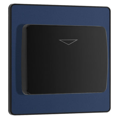 BG Evolve Matt Blue Hotel Key Card Switch PCDDB