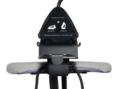 Corby Oxford Ironing Centre in Light Grey with Sherwood 1200W Dry Iron - UK Plug
