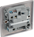NBN53 Back - This 13A fused and switched connection unit with power indicator from British General provides an outlet from the mains containing the fuse ideal for spur circuits and hardwired appliances.