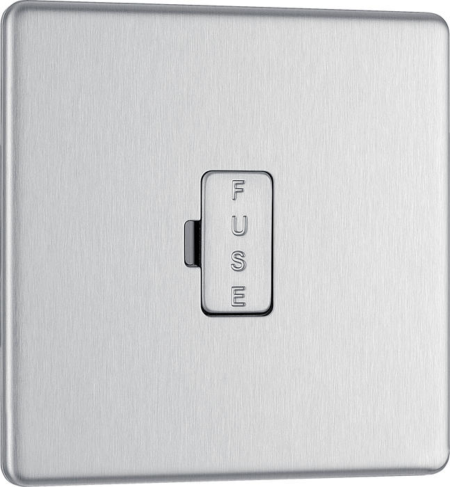 FBS54 Front - This 13A fused and unswitched connection unit from British General provides an outlet from the mains containing the fuse ideal for spur circuits and hardwired appliances.