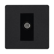 BG Evolve Matt Black Satellite Socket PCDMB64B by British General (BG-PCDMB64B)