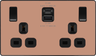 BG Evolve Polished Copper PCDCP22UAC22B USB Double Socket 22W Type A & C USB by BG Evolve (BG-PCDCP22UAC22B-Shopify-SA_1)