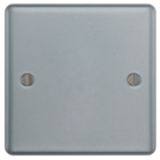 BG MC504 Metal Clad | 1 Gang Blank Plate by British General (BG-MC504)
