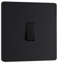 BG Evolve PCDMB13B Matt Black 1 Gang 20A 16AX Intermediate Light-Black Insert