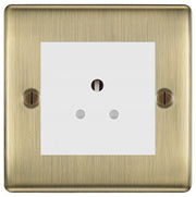 BG Nexus Metal Antique Brass 5A Unswitched Socket NAB29MW by British General (BG-NAB29MW)