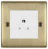 BG Nexus Metal Antique Brass 5A Unswitched Socket NAB29MW by British General (BG-NAB29MW)
