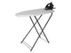 Corby Berkshire Ironing Centre in Light Grey with Sherwood 1200W Dry Iron - UK Plug