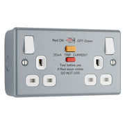 BG MC522ARCD Metal Clad 13A 2G SP Type A RCD Protection Switched Socket by British General (BG-MC522ARCD-Shopify-SA_1)