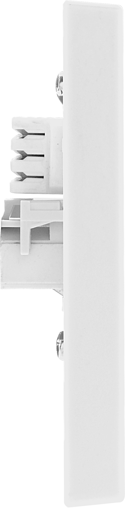 BG 9BTSI/1 Moulded Square Edge | White | 1 Gang IDC Terminal Secondary Telephone Socket by British General (BG-9BTSI/1)