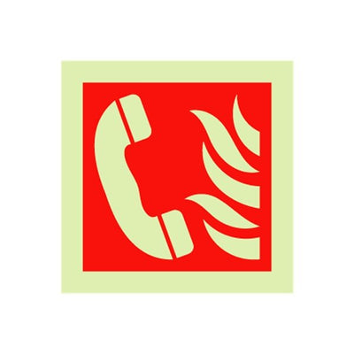 Fire Telephone Sign by Jalite signs (Safelincs-JS6424AV)