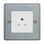 BG MC528 Metal Clad 2A Round Pin Unswitched Socket by British General (BG-MC528)