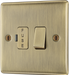 NAB50 Front - This switched and fused 13A connection unit from British General provides an outlet from the mains containing the fuse and is ideal for spur circuits and hardwired appliances. 