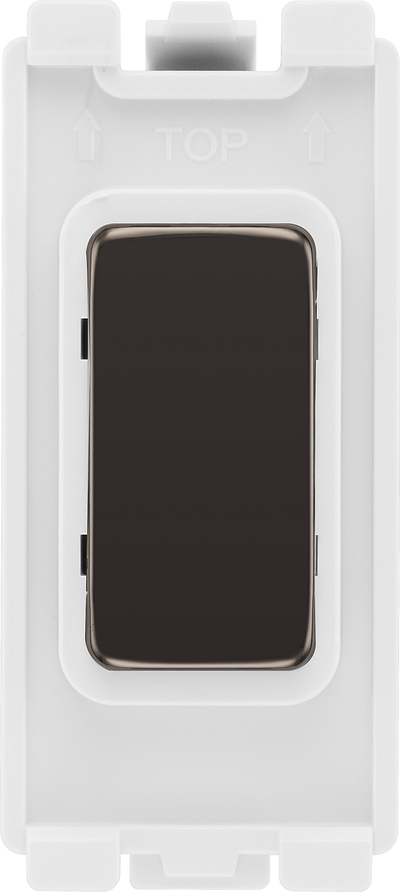 BG Electrical RBNBLNK Nexus Grid Black Nickel Blank Module