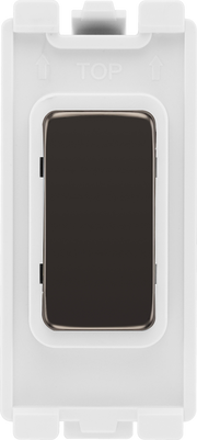BG Electrical RBNBLNK Nexus Grid Black Nickel Blank Module by British General (BG-RBNBLNK-Shopify-SA_1)