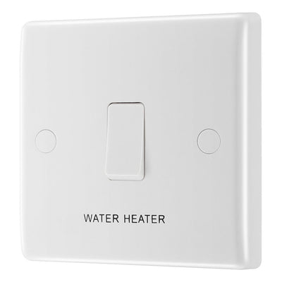 BG Nexus 20A 2 Pole Flex Outlet 'Water Heater' Switch & 32mm Pattress Back Box