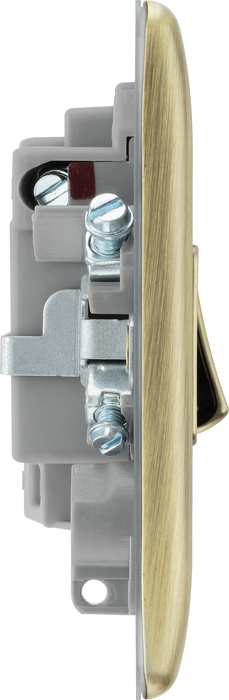 NAB50 Side - This switched and fused 13A connection unit from British General provides an outlet from the mains containing the fuse and is ideal for spur circuits and hardwired appliances.