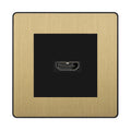 BG Evolve Satin Brass PCDSBHDMI1B 1 Gang Single HDMI Socket