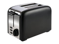 2 Slice Toaster (Chelmsford / THT-8016A) in Black & Polished Steel - UK Plug