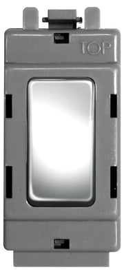 BG Nexus GPC13 Grid Chrome 20AX Switch Module Intermediate by British General (BG-GPC13-2)