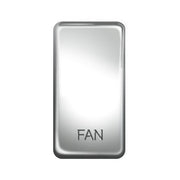 BG GRFNPC Nexus Grid Polished Chrome 'FAN' Rocker by British General (BG-GRFNPC-1)