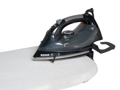 Corby Oxford Ironing Centre in Light Grey with Sherwood 2000W Steam Iron - UK Plug