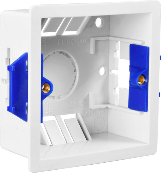 BG 907 Single Square 35mm | Dry Lining Box by British General (BG-907)