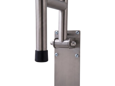 Bremmer Rina Swing Up Grab Bar in Brushed Steel