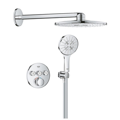 Grohe Grohtherm SmartControl Concealed Shower System with Rainshower SmartActive 310 - 1039970000