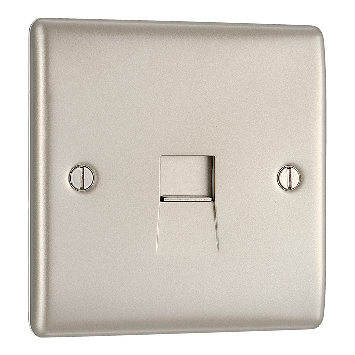  NPRBTM1 Front - This master telephone socket from British General uses a screw terminal connection and should be used where your telephone line enters your property.