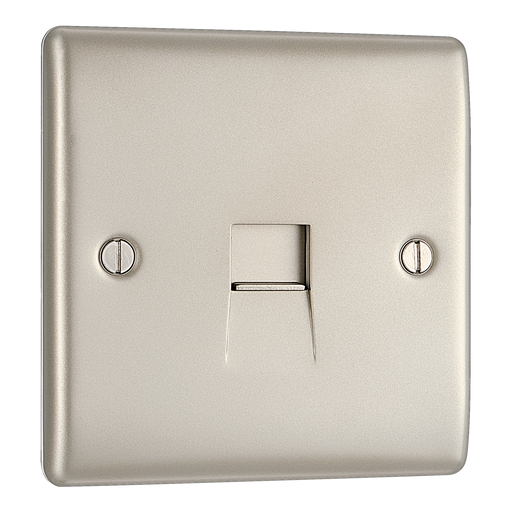  NPRBTM1 Front - This master telephone socket from British General uses a screw terminal connection and should be used where your telephone line enters your property.