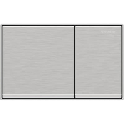 Geberit Omega60 WC Dual Flush Plate for 120mm Cistern Chrome - 115.081.GH.1