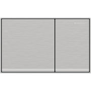 Geberit Omega60 WC Dual Flush Plate for 120mm Cistern Chrome - 115.081.GH.1 by Geberit (Geberit-115.081.GH.1)