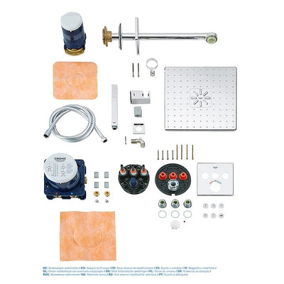 Grohe Grohtherm SmartControl Perfect shower set with Rainshower 310 SmartActive Cube - 34706000