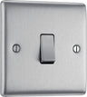 BG NBS12 Nexus Metal Brushed Steel 1 Gang 10A 10AX 2 Way Plate Switch by British General (BG-NBS12-Shopify-SA_1)