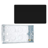 BG Screwless Matt Black Double Blanking Plate FFB95 with 25mm Steel Back Box