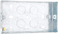 BG HGS04 2 Gang 25mm Steel Knockout Box