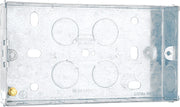 BG HGS04 2 Gang 25mm Steel Knockout Box by British General (BG-HGS04)