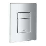 Grohe Skate Cosmopolitan Flush Plate - Matt Chrome 38732P00 by Grohe (Grohe-38732P00)
